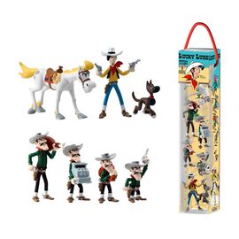 Lucky Luke Mini Figure 7-Pack Characters 4 - 10 cm