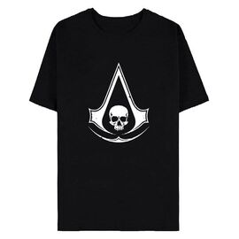 Assassin's Creed T-Shirt Black Flag Resynched Skull Size L