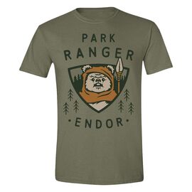 Star Wars T-Shirt Park Ranger Ewok Size L