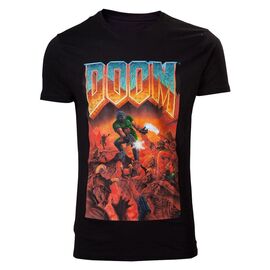 DOOM T-Shirt Classic Boxart Size L