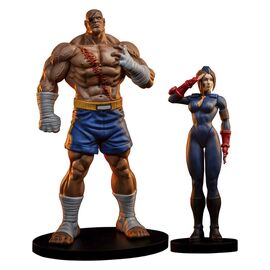 Street Fighter Street Jam Statuen 1/10 Sagat & Juli 24 cm