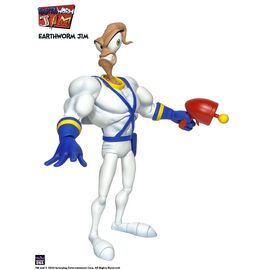 Earthworm Jim Action Figure Wave 1: Earthworm Jim & Snot 15 cm