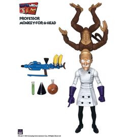 Earthworm Jim Action Figure Wave 1: Professor Monkey-For-A-Head 28 cm
