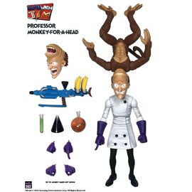 Earthworm Jim Action Figure Wave 1: Professor Monkey-For-A-Head 28 cm