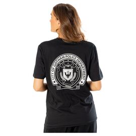 Batman T-Shirt Arkham City GCPD Front Back Size S