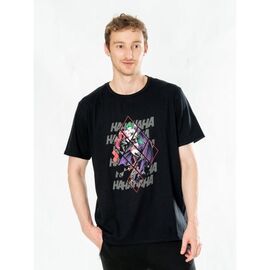 DC Comics T-Shirt Harley Quinn Joker Diamond Size M
