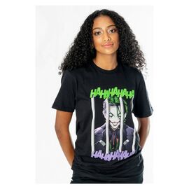 DC Comics T-Shirt The Joker Anime Smile Size L