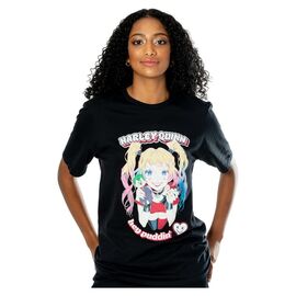 DC T-Shirt Harley Quinn Anime Puddin' Size L