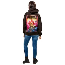 Street Fighter Hooded Sweater Akuma Reverse Size XL