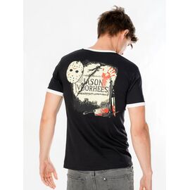 Friday the 13th T-Shirt Life Ring Mask Reverse