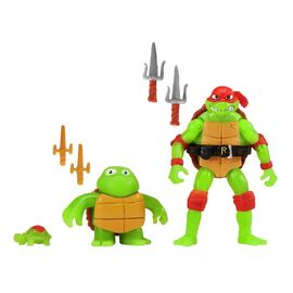 Teenage Mutant Ninja Turtles: Mutant Mayhem Action Figure 3-Pack Raphael Evolution 10 cm