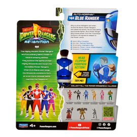 Mighty Morphin Power Rangers Action Figure Auto-Morphin Blue Ranger 12 cm