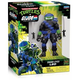Teenage Mutant Ninja Turtles x G.I. Joe Crossover Classics Action Figure Leonardo x Snake Eyes 12 cm