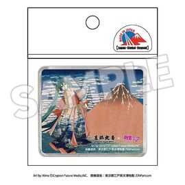 Katsushika Hokusai x Hatsune Miku 3D Magnet Thirty-six Views of Mount Fuji Fine Wind, Clear Morning