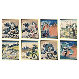 Hatsune Miku x Katsushika Hokusai iXima Shikishi Blind Box Assortment (8)
