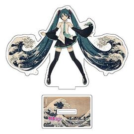 Hatsune Miku x Katsushika Hokusai iXima Die-Cut Acrylic Stand Assortment 10 cm