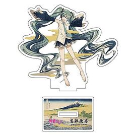 Hatsune Miku x Katsushika Hokusai iXima Die-Cut Acrylic Stand Assortment 10 cm