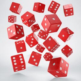 Q Workshop Dice Set Full Pack D6 Red (20)