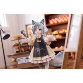 Decorated Life Collection PVC Statue Tea Time Cats - Cat Town Bakery Staff & Customer Set 12 cm
