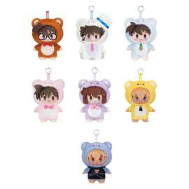 Detective Conan / Case Closed Plush Figures Bear Detective Series Blind Box 15 cm Display (6)