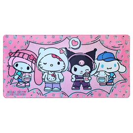 Sanrio Pink Black Party Series XXL Mousepad Hello Kitty & Friends Pop