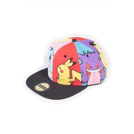 Pokemon Snapback Cap Multi Pop Art one size