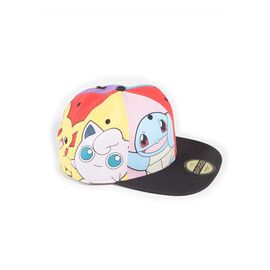Pokemon Snapback Cap Multi Pop Art one size