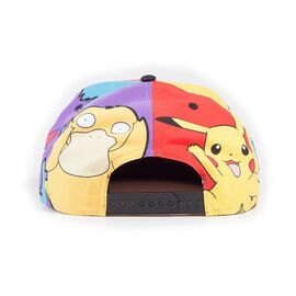 Pokemon Snapback Cap Multi Pop Art one size