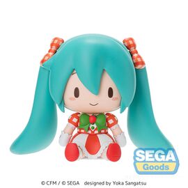 Character Vocal Series 01: Hatsune Miku Fuwa Petit Chibi Figure Hatsune Miku x Love and Berry Dress Up and Dance! Lovely Strawberry 8 cm