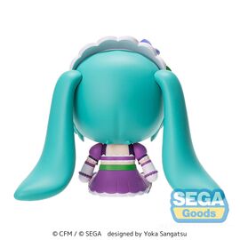 Character Vocal Series 01: Hatsune Miku Fuwa Petit Chibi Figure Hatsune Miku x Love and Berry Dress Up and Dance! Sparkly Purple 8 cm