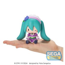 Character Vocal Series 01: Hatsune Miku Fuwa Petit Chibi Figure Hatsune Miku x Love and Berry Dress Up and Dance! Sparkly Purple 8 cm