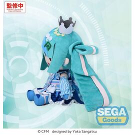 Character Vocal Series 01: Hatsune Miku Fuwa Petit Plush Figure Hatsune Miku LAWSON 50th Anniversary Special LIVE L 30 cm