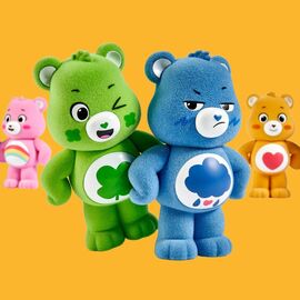 Care Bears Flocked Figures Unlock the Magic 8 cm Blind Box Display (8)