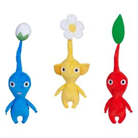 Nintendo Pikmin Plush Figures Assortment (3) 20 cm