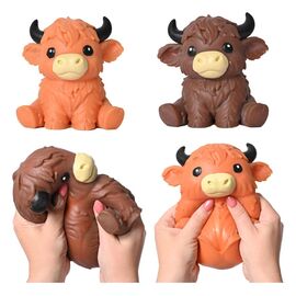 Squishy Stretch figure Highland Bull 14 cm Display (6)