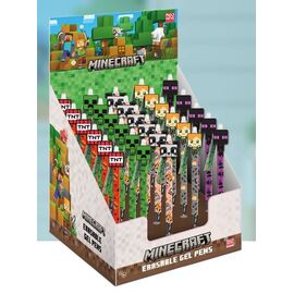 Minecraft Erasable Gel Pen Characters Display (30)