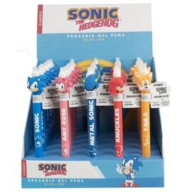 Sonic - The Hedgehog Erasable Gel Pen Characters Display (30)