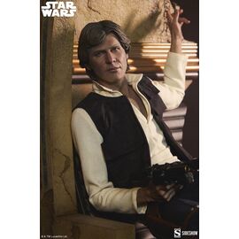 Star Wars Episode IV Mixed Media Premium Format Figure Han Solo: Sorry About the Mess 32 cm