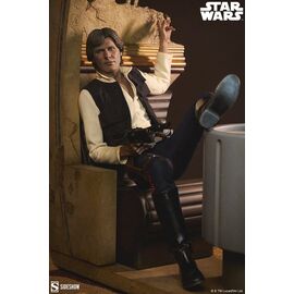 Star Wars Episode IV Mixed Media Premium Format Figure Han Solo: Sorry About the Mess 32 cm