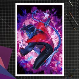 Marvel Art Print Nightcrawler 41 x 61 cm - unframed