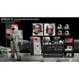 NASA Apollo 17 Action Figure 1/6 The Last Man on the Moon 30 cm