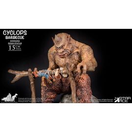 Ray Harryhausen Diorama 1/8 Cyclops Barbecue Scene 17 cm