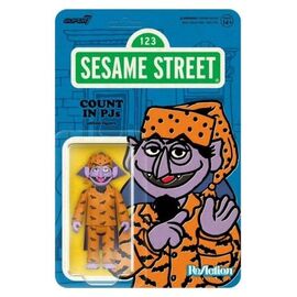 Sesame Street ReAction Action Figure Wave 06 Count Von Count (PJs) 10 cm