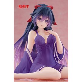 Date A Live V PVC Statue Desktop Cute Figure Tohka Yatogami Nightwear Ver. Renewal 13 cm