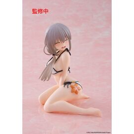 Uzaki-chan Wants to Hang Out! PVC Statue Desktop Cute Figure Tsuki Uzaki (Swimwear Ver.) 13 cm