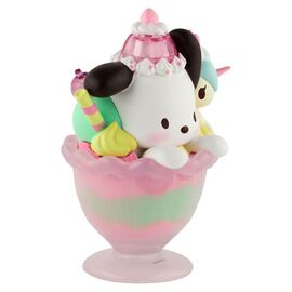 Hello Kitty & Friends Window Box Figure Fast Food Pochacco Pink Unicorn Sundae 9 cm