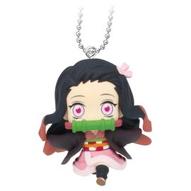 Demon Slayer: Kimetsu no Yaiba Swing Danglers Keychains 3 cm Mystery Capsule Display (12)