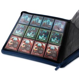 Ultimate Guard Zipfolio 480 - 24-Pocket XenoSkin (Quadrow) - Blue
