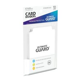 Ultimate Guard Card Dividers Standard Size White (10)