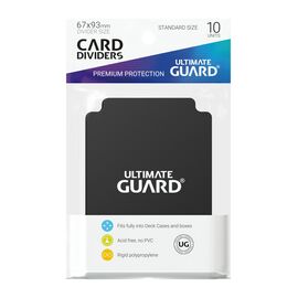 Ultimate Guard Card Dividers Standard Size Black (10)